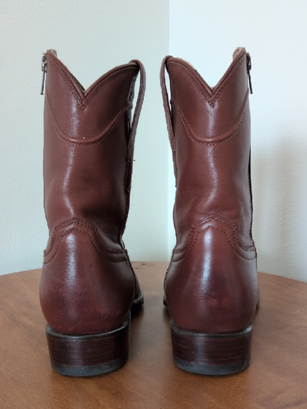 Tecovas "the Dean" Men's Brown Leather Western Zip Boots - Picture 2 of 6